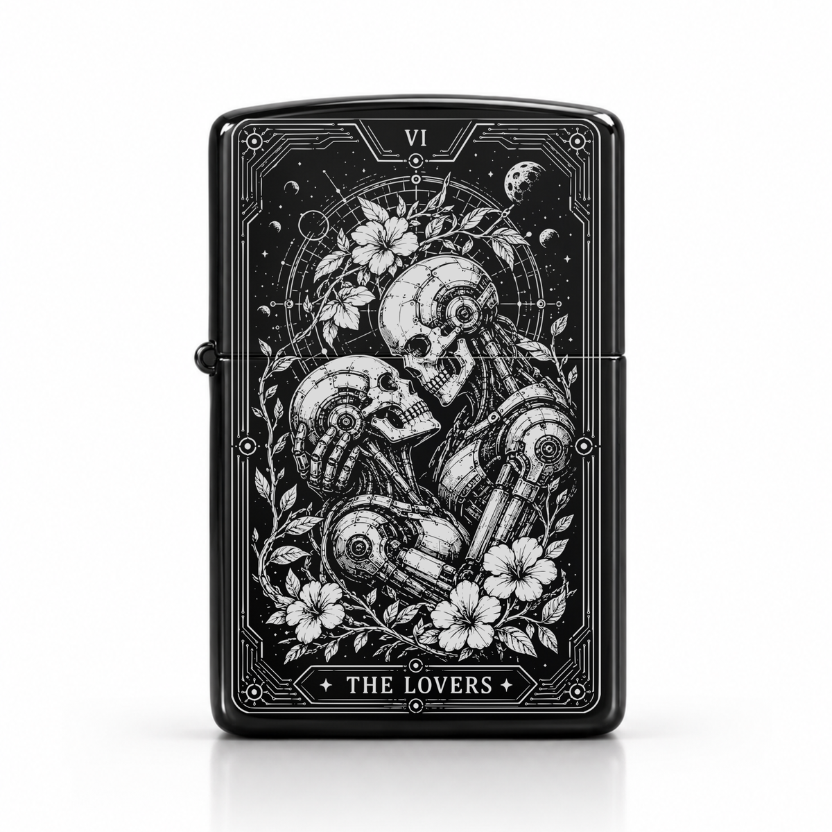 The Lovers VI Tarot Lighter | Futuristic Gothic Gift