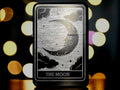 The moon Custom Engraved Tarot Card Lighter | Spiritual Gift
