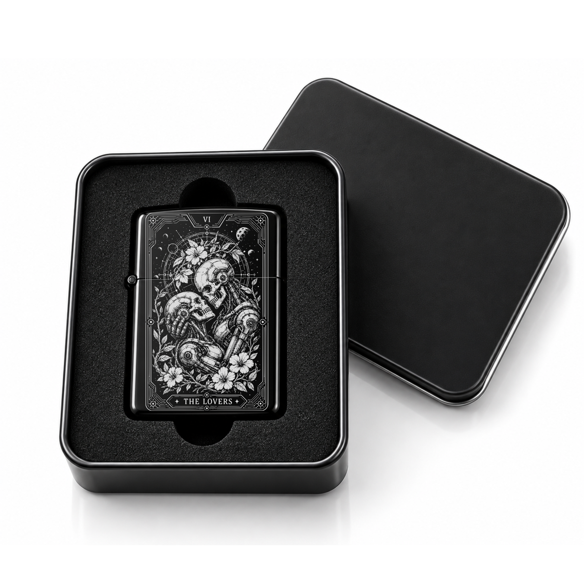 The Lovers VI Tarot Lighter | Futuristic Gothic Gift