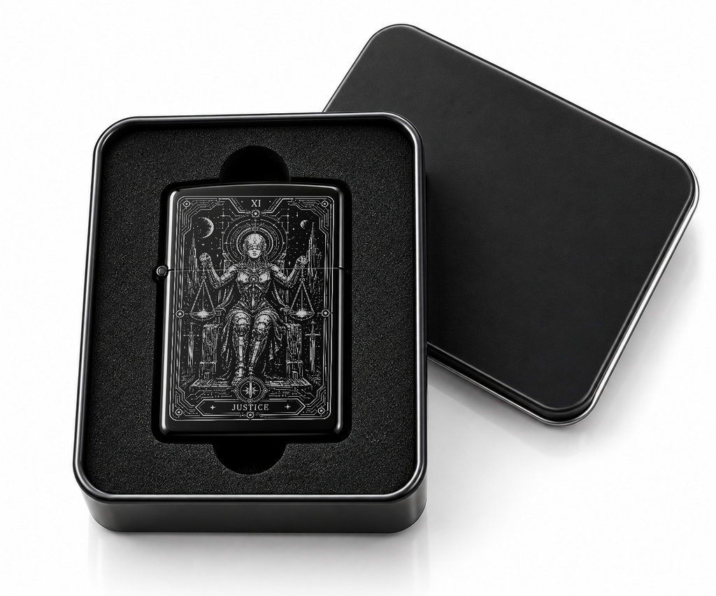 Justice XI Tarot Lighter – Futuristic