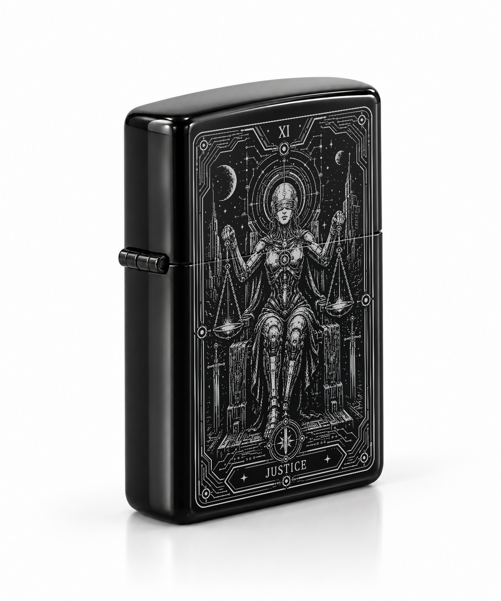 Justice XI Tarot Lighter – Futuristic