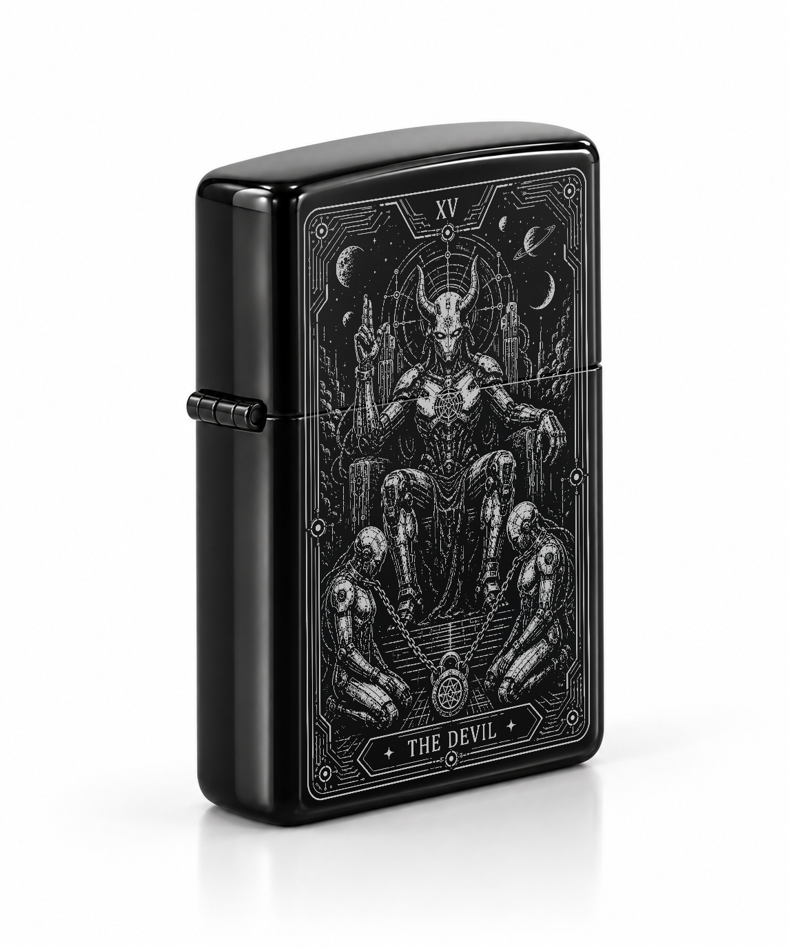 The Devil XV Tarot Lighter – Futuristic
