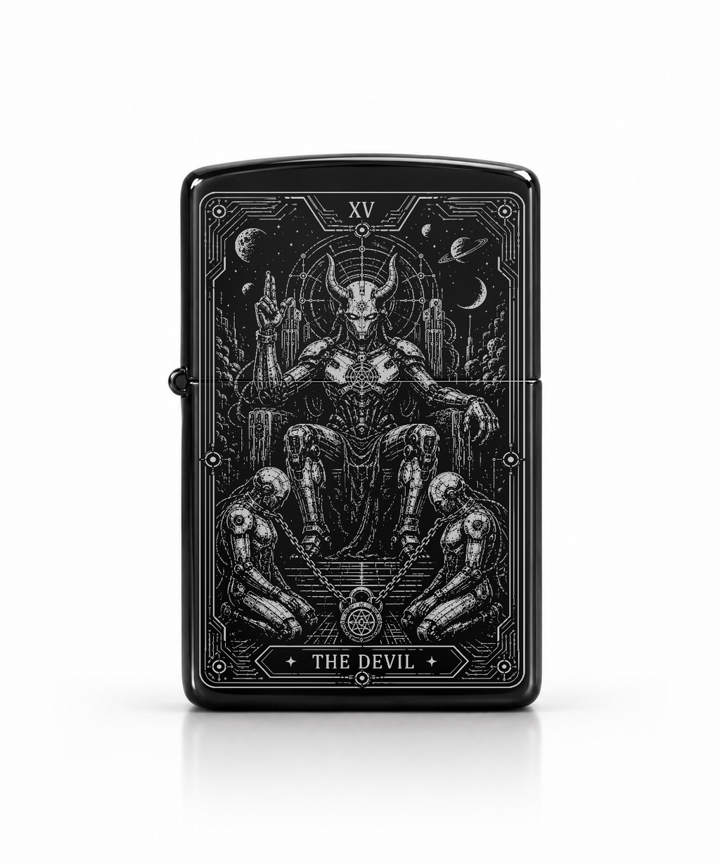 The Devil XV Tarot Lighter – Futuristic