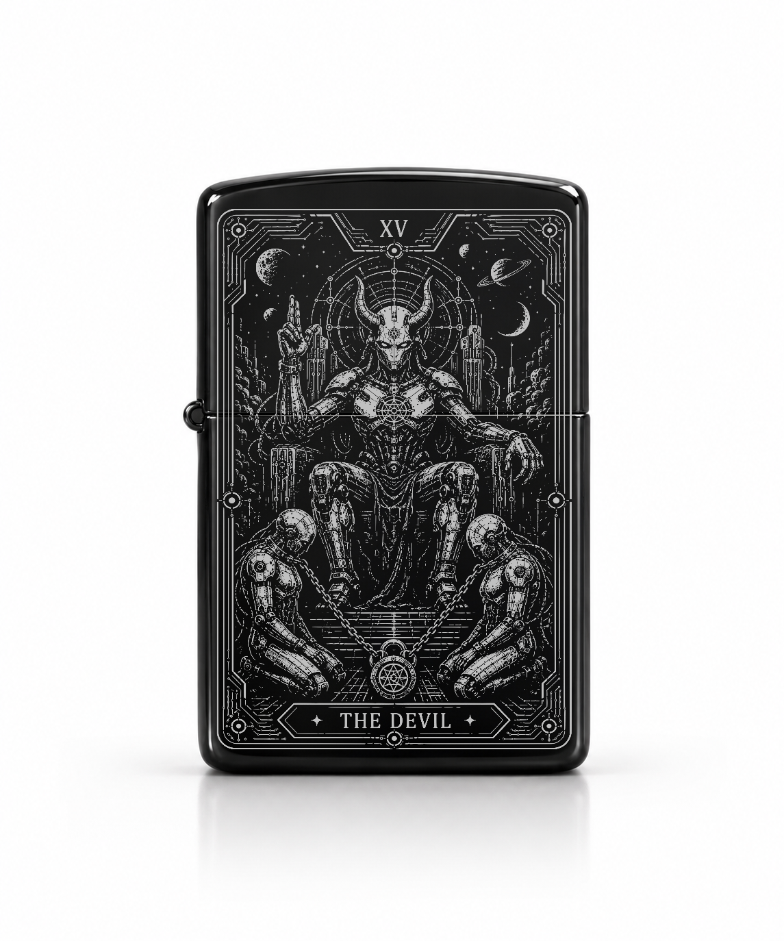 The Devil XV Tarot Lighter – Futuristic