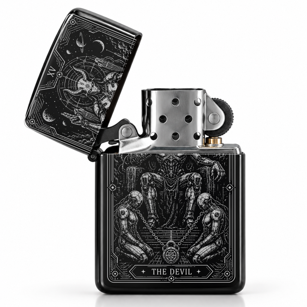 The Devil XV Tarot Lighter – Futuristic