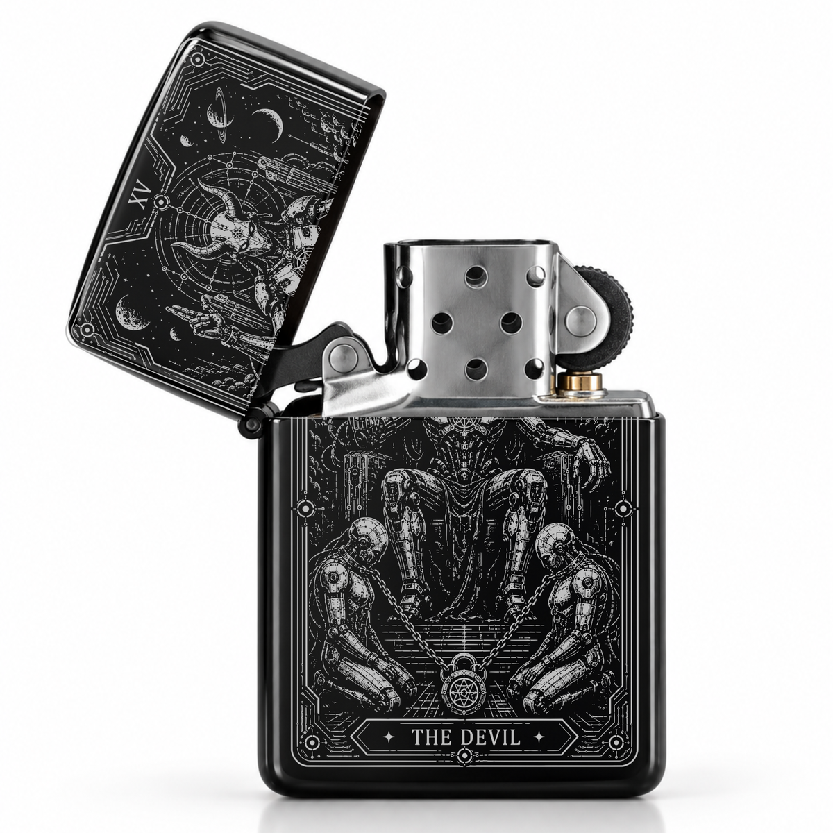 The Devil XV Tarot Lighter – Futuristic