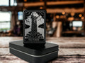 Tower Tarot Card, Refillable Fliptop lighter, Custom Engraved Lighter, Spiritual Gift, Arcana Series